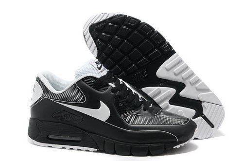Nike Air Max 90 Current Vt Lsr Unisex Black White Running Shoes Canada